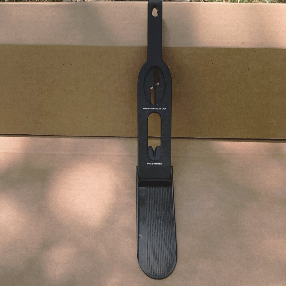 Kitchen Gadget - Vintage 3 in 1 Jokari knife & scissor sharpener, left handed